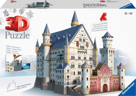 Ravensburger 3D sestavljanka Grad Neuschwanstein, Nemčija 309 kosov