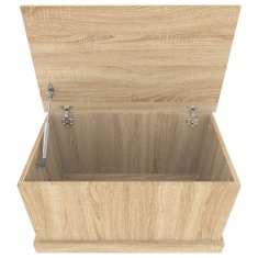 Vidaxl Škatla za shranjevanje sonoma hrast 70x40x38 cm inženirski les