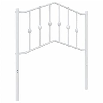 Vidaxl Kovinsko nadomestno vzglavje belo 80 cm