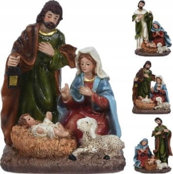 shumee Figurica božičnih jaslic dekoracija doma 11x8x6 cm 1 kos.