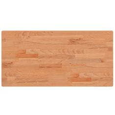 Vidaxl Kopalniški pult 80x40x2,5 cm trdna bukovina