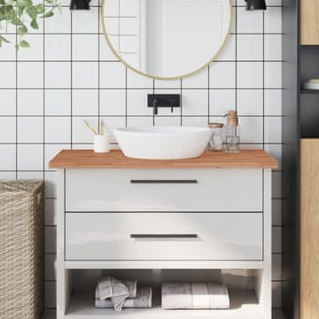 Vidaxl vidaXL Kopalniški pult 100x50x2,5 cm masiven bukov les