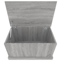 Vidaxl Škatla za shranjevanje siva sonoma 70x40x38 cm inženirski les