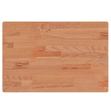 Vidaxl Kopalniški pult 60x40x1,5 cm trdna bukovina
