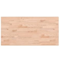 Vidaxl Kopalniški pult 100x50x2,5 cm trdna bukovina