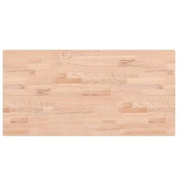 Vidaxl Kopalniški pult 100x50x2,5 cm trdna bukovina