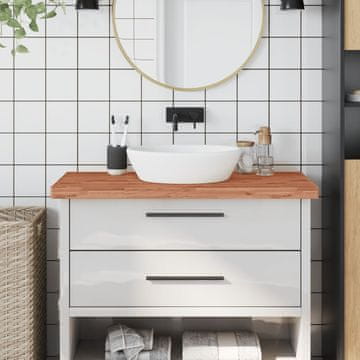 Vidaxl vidaXL Kopalniški pult 100x50x4 cm masiven bukov les