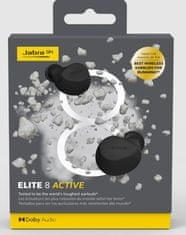 Elite 8 Active slušalke, črne