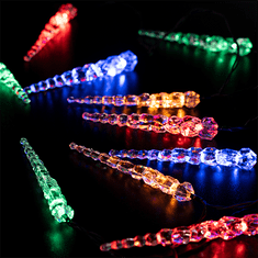 ELMARK novoletne lučke na baterije 10 LED RGB 1,8m