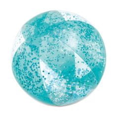 Mac Toys Napihljiva žoga z bleščicami, modra, 51 cm