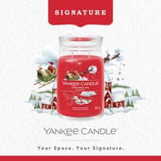 Yankee Candle Dišeča sveča Podpis v steklu velika Božični večer 567 g