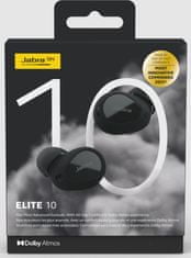 Jabra Jabra Elite 10 brezžične slušalke, črne (Gloss Black)