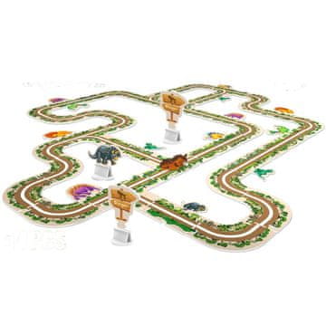 shumee Cesta - steza za avtomobile Dinozavri - Puzzle 44 kosov