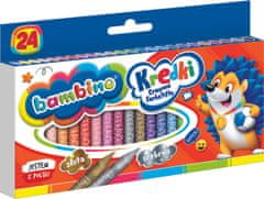 WOWO BAMBINO Graphion Crayon Set - BAMBINO Graphion Crayons, set 24 barv