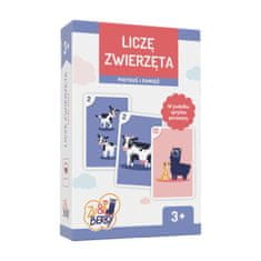 WOWO Igralne kartice spomina za otroke - MUDUKO štetje živali