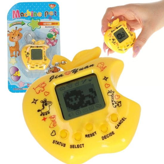 WOWO Tamagotchi elektronska igrača - Tamagotchi elektronska igrača z rumenim jabolkom