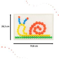 WOWO Igra z gumbi za otroke - ALEXANDER Magic Mosaics 600 kos 5+ let
