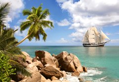WOWO Puzzle 1500 kosov Castorland - CASTORLAND Puzzle 1500 kosov - Sailing in Paradise 68x47cm