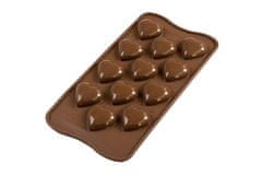 Silikomart 3D silikonski kalup za čokolado - Srce -