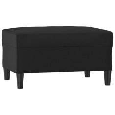 Vidaxl Stolček za noge črn 70x55x41 cm umetno usnje