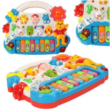 WOWO Klavirske orgle za otroke - Otroške klavirske orgle z živalskimi zvoki