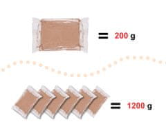 WOWO Glina za krog - lončarska glina za krog 1200 g