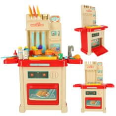 slomart Otroška igrača kuhinjska pečica gorilniki luči + oprema