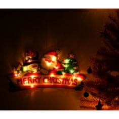 WOWO LED lučke Božični okras - Božični viseči okras - Merry Christmas LED lučke 45 cm