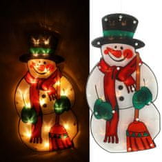 WOWO LED božična dekoracija snežak - Viseča LED božična dekoracija - snežak 45 cm
