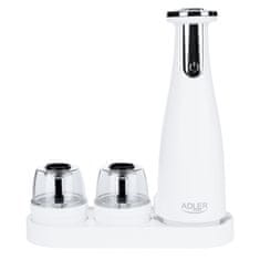 WOWO Električni set za začimbe Adler AD 4449w - 3 mlinčki z USB-C 1500mAh