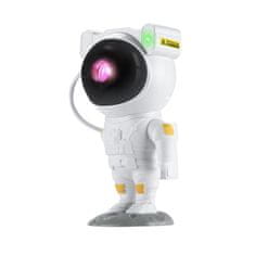 MG CF01 Astronaut projektor nočnega neba, belo
