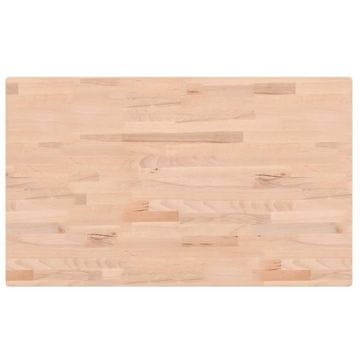 Vidaxl Mizna plošča 100x60x2,5 cm pravokotna trdna bukovina