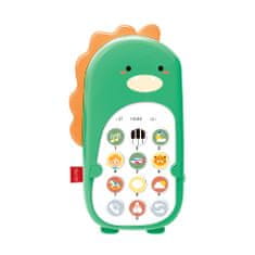 Aga4Kids Otroški telefon Dinozaver Zelena
