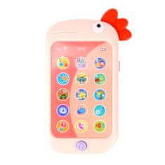 Aga4Kids Otroški telefon Rooster Pink