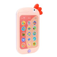 Aga4Kids Otroški telefon Petelin Roza