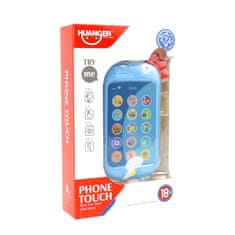 Aga4Kids Otroški telefon Petelin Modri