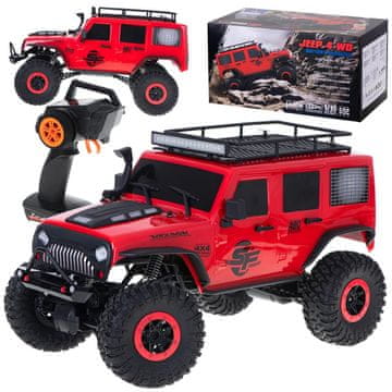 WOWO Rock Crawler RC Car - RC Avto na daljinsko upravljanje WLToys 104311 Rock Crawler, merilo 1:10, hitrost 15 km/h