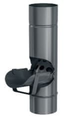 STREFA BRYZA Klop za deževnico pocinkana Ø 100 mm, rjava RAL 8017