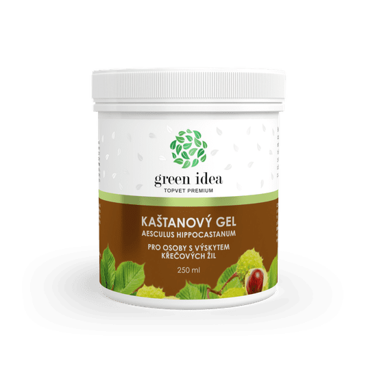 GREEN IDEA Masažni gel iz kostanja 250 ml