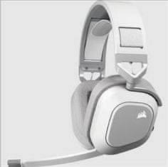 Corsair Brezžične slušalke HS80 MAX, bele - EU