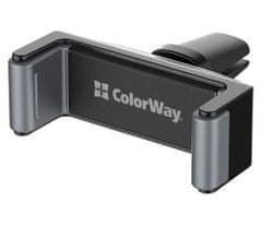 ColorWay Obesek za avto, za mobilni telefon, za prezračevalno rešetko, črno-siv