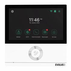 Evolveo DoorPhone AHD7, domači videotelefon WiFi z nadzorom vrat ali vrat, beli monitor