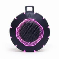 Gembird Speaker SPK-BTOD-01, zunanji, Bluetooth, 3W, RGB LED osvetlitev, črn