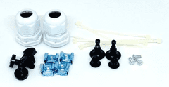 OPTIX 19" Optična kad 24xSCD črna plastična sponka z zaklepanjem