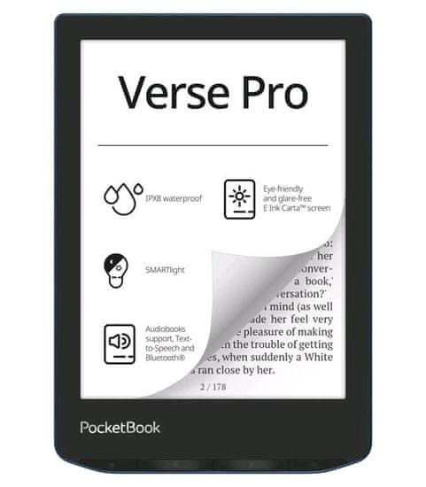 PocketBook E-knjiga 634 Verse Pro Passion Red, rdeča