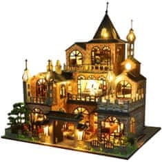 Dvěděti Otroška miniaturna hiša Hiša uresničenih sanj