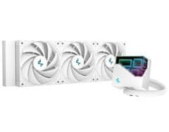 DEEPCOOL Vodni hladilnik LT720 / 3x120 mm ventilator / ARGB / Intel in AMD bela
