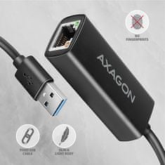AXAGON ADE-AR, USB-A 3.2 Gen 1 - Gigabitna omrežna kartica Ethernet, Realtek 8153, samodejna namestitev