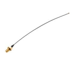 Akasa I-PEX MHF4L do RP-SMA F kabel z repom 15 cm