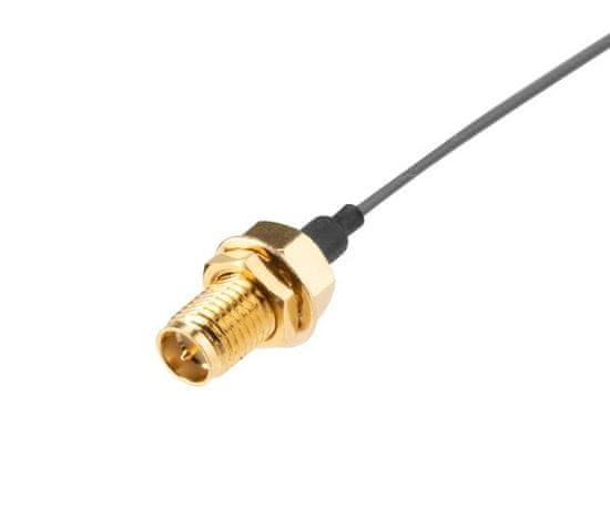 Akasa I-PEX MHF4L do RP-SMA F kabel z repom 22 cm - 2 kosa